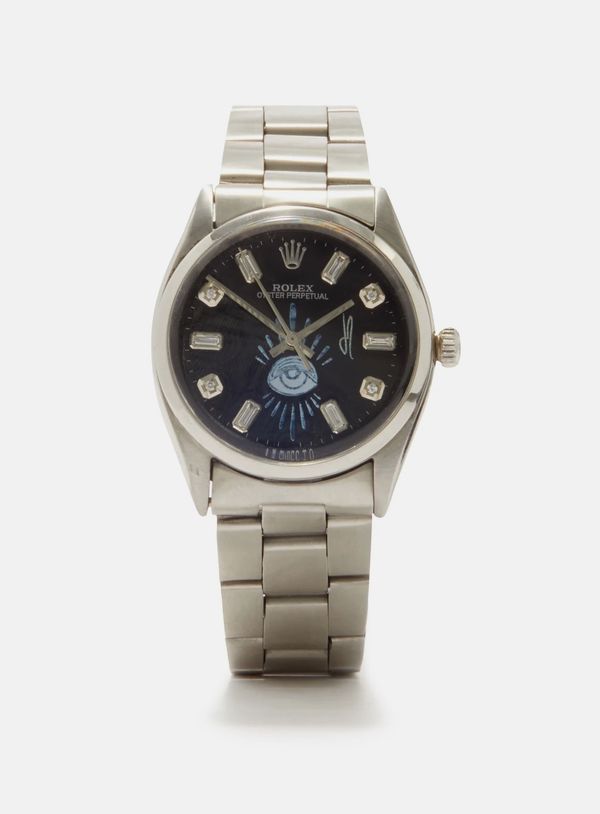 Jacquie Aiche Vintage Rolex Oyster Diamond & Steel Watch