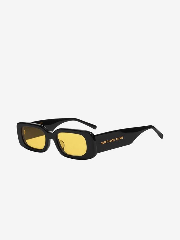 BONNIE CLYDE Show And Tell Sunglasses Black/Yellow