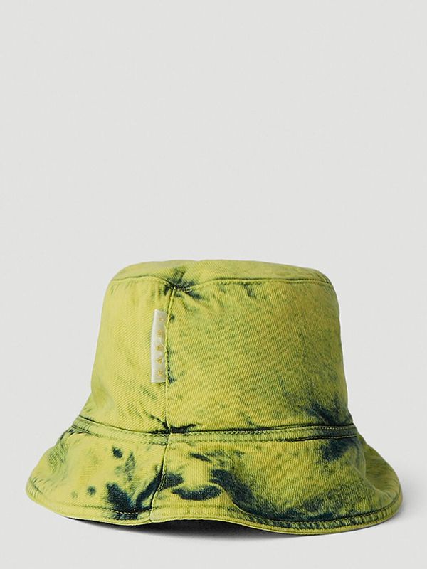 Marni Bleached Denim Bucket Hat