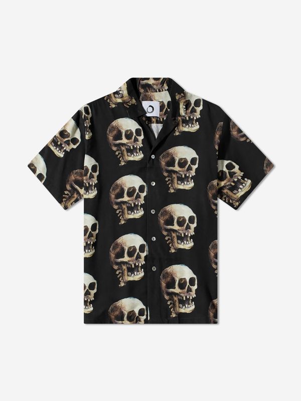 ENDLESS JOY Skulls Print Vacation Shirt